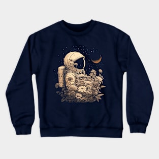 Flowers for the moon Crewneck Sweatshirt